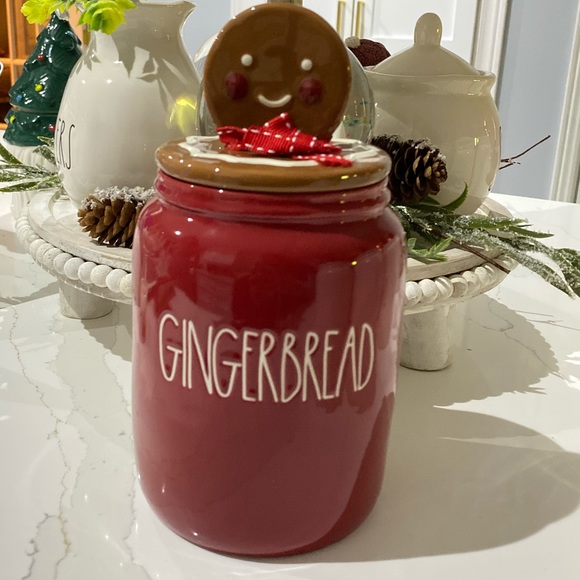 Rae Dunn GINGERBREAD Christmas Canister - Picture 2 of 3